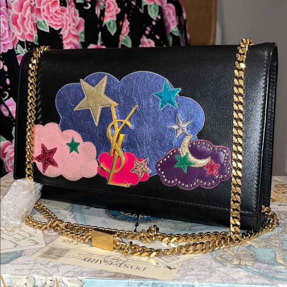 Saint Laurent "Love" Medium Kate Bag - Picture 1 of 17
